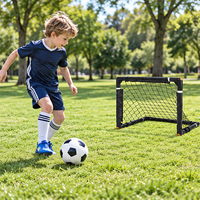 Buts de football portables pliables pour jeunes et adultes, jeux en plein air, équipement d'entraînement de football pour les 3-16 ans, cadeau