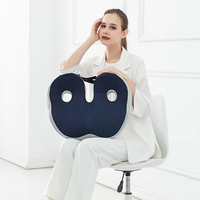 Coussin de siège ergonomique antidérapant en mousse à mémoire de forme pour siège de bureau ou de voiture, pour soulager la douleur de la sciatique, du dos, du coccyx et du peroné