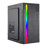 Caja de Ordenador Personalizada al por Mayor, Micro ATX con Asa, Panel Frontal Personalizado, Torre Media con Pantalla LCD, Mini Torre