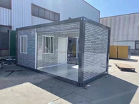 Casa Container Prefabbricata Modulare da 20 Piedi, Casa Mobile Compatta per Abitazione, Ufficio, Hotel e Uso Commerciale, Design Moderno