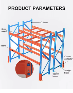 XINDE regolabile industriale resistente Pallet sistema di stoccaggio in acciaio magazzino <span class=keywords><strong>scaffali</strong></span> in metallo unità di scaffalatura - Product Image 2