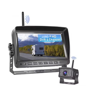 7 inch không dây AHD Rear View sao lưu hệ thống camera với không thấm nước Night Vision Monitor cho Heavy Duty Xe Tải xe buýt và Trailer - Product Image 1