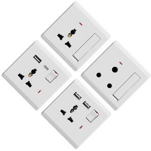 UK/BS <span class=keywords><strong>presa</strong></span> elettrica a muro nuovo Design pannello grande chiave interruttori a parete e prese <span class=keywords><strong>per</strong></span> esigenze domestiche - Product Image 3