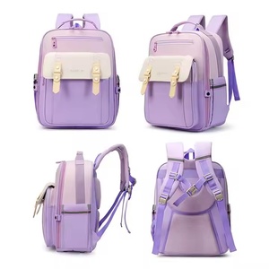 2023 Design de mode mignon sac à dos école primaire collège garçons filles fermeture éclair Oxford maille matériel sac d'école - Product Image 5