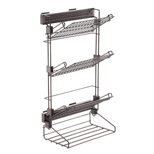 Unihopper Four Layer Side Mounted Shoe Rack Wall Mounted Minimalist Storage Rack For Entryway Closet Organization - Product Image 4
