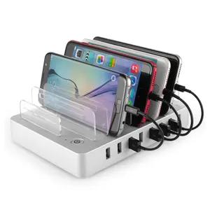 Charger Desktop Usb Charger 2022 Best Seller On Amazon Universal Multi Cellphone Charge Portable Desktop Multiple Phone Chargers 8 Usb Port Charging Station