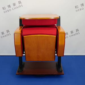 Silla de Auditorio Manwa Expo HB704, Asiento en Fila de Madera de Haya Roja para Conferencias, Aulas, Cines y Teatros - Product Image 3