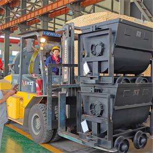 Vagón de Minería Subterránea de 0.75m³ con <span class=keywords><strong>Descarga</strong></span> Lateral Rápida, Carro de Transporte de Mineral Resistente - Product Image 5