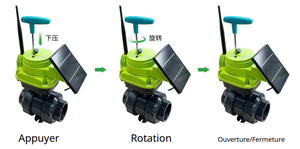 Toyi บอลวาล์วพลังงานแสงอาทิตย์ DC9 2ทาง-30โวลต์, DN50บอลวาล์วพลังงานแสงอาทิตย์แบตเตอรี่แผงเซลล์แสงอาทิตย์ควบคุมอัจฉริยะน้ำอุณหภูมิสูง - Product Image 5