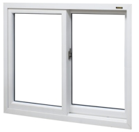 Ventanas Corredizas de Doble Hoja de PVC Impermeables a Precio Reducido, Ventanas de Doble Vidrio para Patio