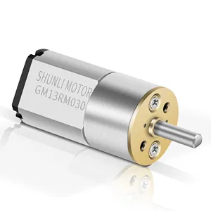 Shunli-Motor potente de engranaje de alto Torque, 16MM, CC, 12V, 30RPM /6V, 15RPM, 050 CC, caja de engranajes, Motor de cepillo de 3V