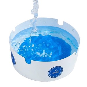 Disposable Ashtrays Round Thickened With Sand Protection For Home <b>Office</b> Cafe Use - Product Image 2