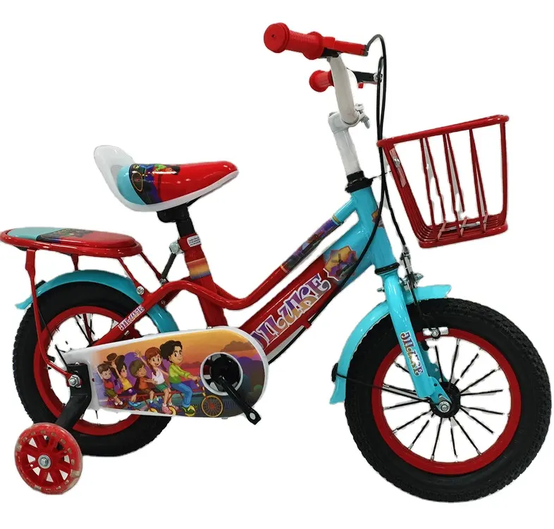 12/16 Inch Cartoon Veiligheidswiel Voor Jongens En Meisjes Met Extra Wielen Fiets Voor Kinderen Kinderen Fiets