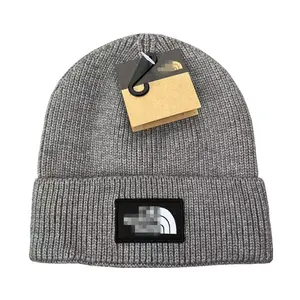 Các Tùy Chỉnh Sang Trọng Ấm Áp Phía Bắc Dệt Kim Beanie Khoảng Trống Mùa Đông Bắc Bennie Phụ Nữ Các Beanie Mũ Với Biểu Tượng Tùy Chỉnh Khuôn Mặt