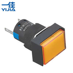 16 मिमी आयत प्लास्टिक सिग्नल इंडिकेटर पिन टर्मिनल सोल्डरिंग लैंप लाइट हाईट लाइट बड़े आकार की चिप नेतृत्व वाली - Product Image 1