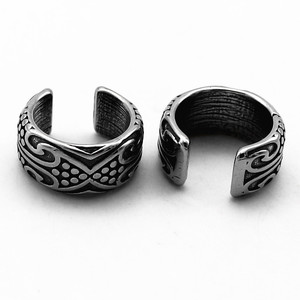 yunnique Cuff <b>Earrings</b> Titanium Steel Geometric Pattern For Men And Women Fashion Jewelry - Product Image 3