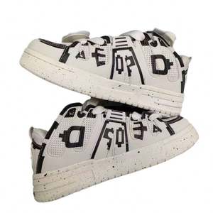 Zapatos Casuales de Lona y Mezclilla Retro para Hombre, Diseño JiuZhou, Personalizados, de Lujo, con Suela Gruesa, Transpirables, con Amortiguación, Cordones Lisos - Product Image 1