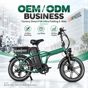 Vélo électrique pliable QMWHEEL F30 Ultra UK Warehouse, 20 pouces, 250W, 70Ah, double batterie, longue autonomie - Product Image 1