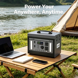 All-in-one 3000Wh Portable Power Station 800W Solar <b>Generator</b> 3500 Cycles With 10W Wireless Charger for <b>Camping</b> Home Use Outdoor - Product Image 5