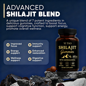 Gomitas de Shilajit del Himalaya de Marca Privada/OEM/ODM, Suplemento Antioxidante para la Salud Inmunológica, MOQ Bajo de 50 Piezas - Product Image 4