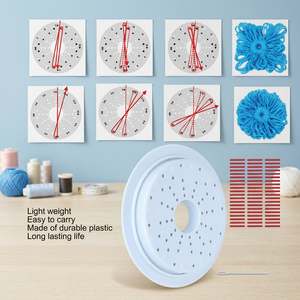Tissage floral HC0025 |   Kit de métier à tisser pour fleurs en tricot, pour le bricolage et les travaux manuels en laine - Product Image 1