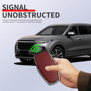 เคสใส่กุญแจรถยนต์หนังสังกะสีอัลลอยใหม่สำหรับ Geely EMGRAND X7 EX7 coolray Atlas Boyue NL3 GT GC9 Borui - Product Image 2