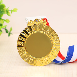 促销Oem运动修整器奖励金属空白金属奖章空白 - Product Image 4