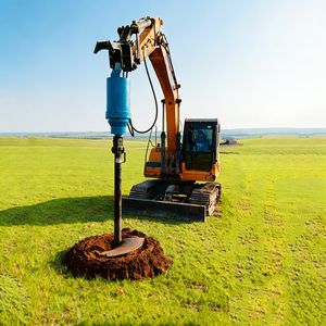 Graafmachine hydraulische grondboor machine op maat gemaakte multifunctionele paalputboor - Product Image 1