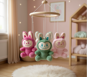 Conejito de peluche colgante de 15cm, juguete suave para dormitorio, decoración de habitación infantil, tema animal, diseño moderno, regalo unisex - Product Image 2