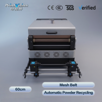 Machine de séchage automatique à poudre de 24 pouces pour imprimante DTF à 4 têtes avec adsorption par le vide