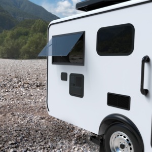 <span class=keywords><strong>Fenêtre</strong></span> <span class=keywords><strong>double</strong></span> en verre acrylique pour caravane, <span class=keywords><strong>camping</strong></span>-<span class=keywords><strong>car</strong></span>, motorhome, 900x450 mm, avec rideau et moustiquaire - Product Image 4