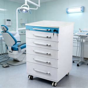 Chariot mobile moderne en acier inoxydable pour infirmière, plan de travail de rangement, <span class=keywords><strong>vente</strong></span> directe usine, armoire latérale pour clinique <span class=keywords><strong>dentaire</strong></span> - Product Image 6