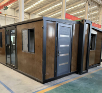 Maison Papillon Premium 20-40 pieds, 2 chambres, avec structure en acier et conception prête à l'emploi pour villas de vacances et maisons miniatures