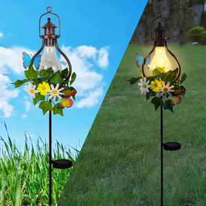 Lámpara Decorativa de Hierro Forjado con Energía Solar, Nuevas Luces Navideñas de Exterior/Interior para Jardín, Césped y Paisajismo - Product Image 5