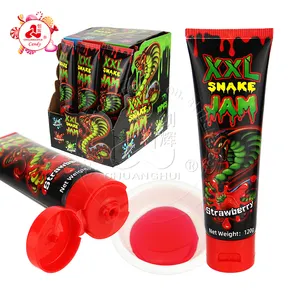 XXL cobra geléia frutas sabor creme dental garrafa espremer gel azedo doce líquido no tubo