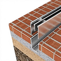Mini canal de drainage linéaire en acier inoxydable avec filtre, design moderne pour une utilisation en extérieur, chromé, garantie 5 ans