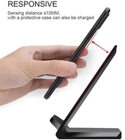 Support de charge sans fil rapide compatible avec iPhone 16/15/15 Pro/15 Plus/15 Pro Max/14/14 Pro/13/12 pour Samsung pour écouteurs