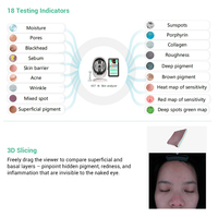 Nouveau modèle 2026 : Caméra synchrone à 3 objectifs 270 °   Analyseur de peau 3D AI Capture Black Skin Analyzer Machine Facial Analizador De Piel Face Analysis Machine