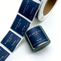 Étiquettes autocollantes personnalisées Jinyu de haute qualité en feuille d'or rose pour bougies, étiquettes d'emballage en vinyle imperméables pour pots de bougies