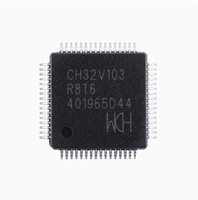 Original y genuino CH32V103R8T6, procesador Qingke V3A de dos núcleos, procesador universal mejorado de 32 bits, microcontrolador MCU, chip de 2, 2, 1, 2, 2