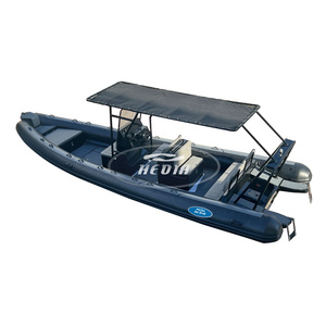 Bateau de patrouille de luxe Haide CE 25 pieds DL760, bateau semi-rigide, bateau mobile avec moteur in-bord, kayak pliable, <span class=keywords><strong>tube</strong></span> flottant de pêche - Product Image 3