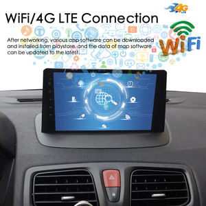 Radio voiture sans fil CarPlay <span class=keywords><strong>Android</strong></span> 13 AI Voice 8GB + 128GB GPS Navigation pour <span class=keywords><strong>Renault</strong></span> <span class=keywords><strong>Megane</strong></span> <span class=keywords><strong>3</strong></span> Fluence 2008-2014 Multimédia Vidéo - Product Image 2