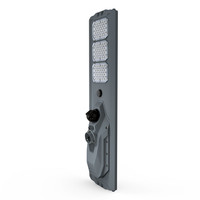 Éclairage extérieur sans électricité IP65 étanche intégré alimenté en courant continu 100W 200W 300W 400W tout en un 4G caméra solaire lampadaire routier