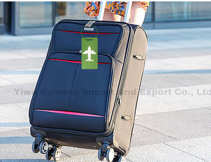 Porte-clés en métal pour bagages, étiquette de valise en aluminium, étiquette de bagage colorée, porte-carte avec boucle en acier inoxydable - Product Image 6