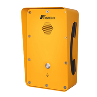 KNZD-09A téléphone filaire industriel Sip Interphone Poe alimenté par un bouton mains libres pour une utilisation intérieure dans le métro