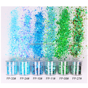 En gros 10g PET Bouteille Mélange Poudre Paillettes En Vrac Cosmétique Corps Ongles Paillettes Nail Art <span class=keywords><strong>Vernis</strong></span> - Product Image 2
