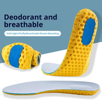 Arc en nid d'abeille respirant EVA absorbant les chocs élastiques prend en charge les semelles de chaussures de sport Inserts de baskets Remplacement écologique