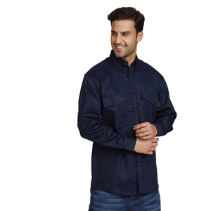 Venta al por mayor 100% algodón Nfpa 2112 FR soldadura resistente al fuego funciona camisa para la venta - Product Image 6