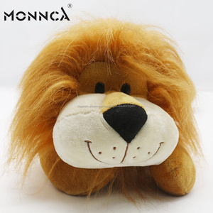 Bordado en blanco gran Leon globo juguetes de peluche OEM DIY Pelo Largo tonto León de peluche de juguete Animal - Product Image 2