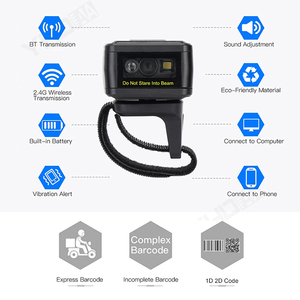 Nhà Sản Xuất Bán Hàng Trực Tiếp Mini Xách Tay Vòng Tay Cmos Bar QR Code Reader Bluetooth Không Dây 2D Máy Quét Mã Vạch - Product Image 3